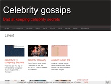 Tablet Screenshot of celeb-gossips.com